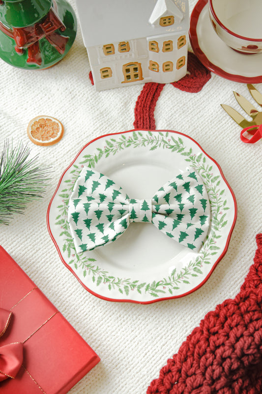 Christmas Tree Pet Bow Tie